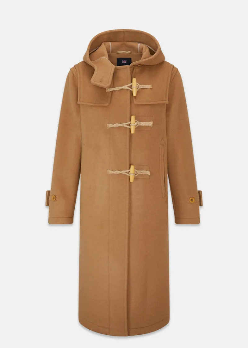 New Gloverall Austen Duffle Coat Camel