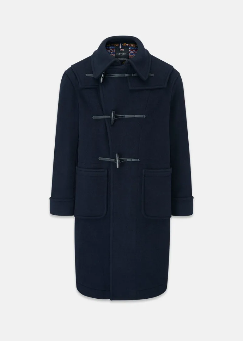 Outlet Gloverall Byron Duffle Coat Navy