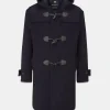 Outlet Gloverall Cashmere Drake Duffle Coat Midnight