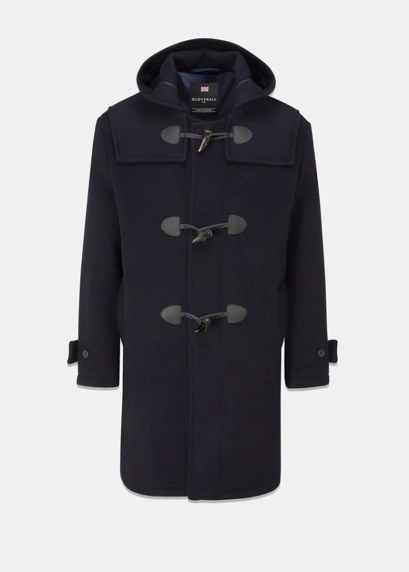 Outlet Gloverall Cashmere Drake Duffle Coat Midnight