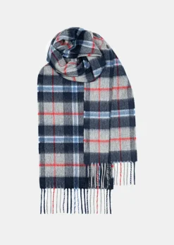 New Gloverall Cashmere Scarf Douglas Navy