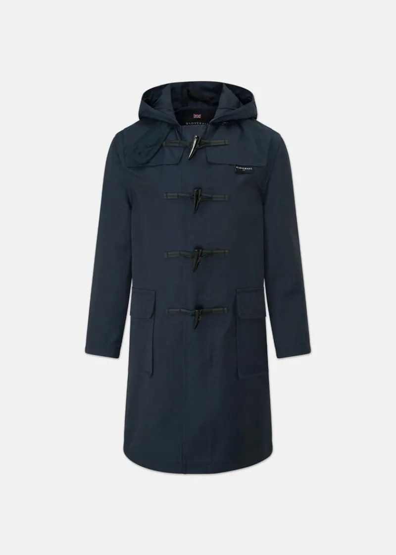 Fashion Gloverall Children's Gabardine Showerproof Duffle Coat Navy