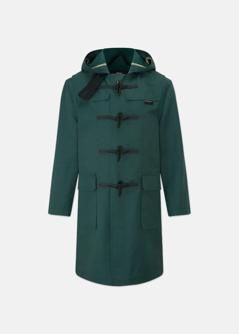 Discount Gloverall Children's Gabardine Showerproof Duffle Coat Green