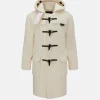 Online Gloverall Children's Herringbone Wool Duffle Coat Winter White