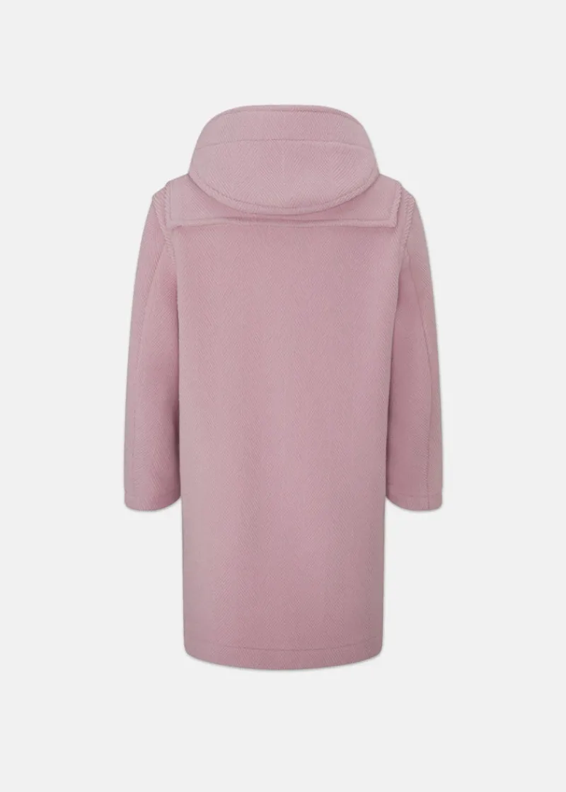 Online Gloverall Children's Herringbone Wool Duffle Coat Rose