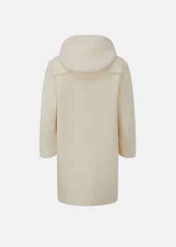Online Gloverall Children's Herringbone Wool Duffle Coat Winter White