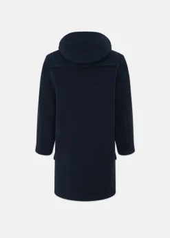 Best Gloverall Children's Herringbone Wool Duffle Coat Navy