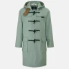 Sale Gloverall Children's Melton Wool Duffle Coat Sage