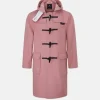 New Gloverall Children's Melton Wool Duffle Coat Pastel Pink