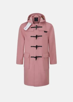 New Gloverall Children's Melton Wool Duffle Coat Pastel Pink