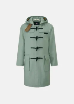 Sale Gloverall Children's Melton Wool Duffle Coat Sage