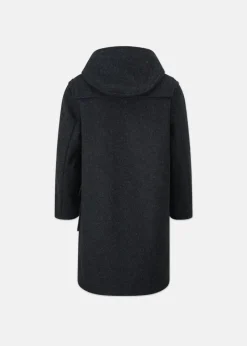 Clearance Gloverall Children's Melton Wool Duffle Coat Charcoal