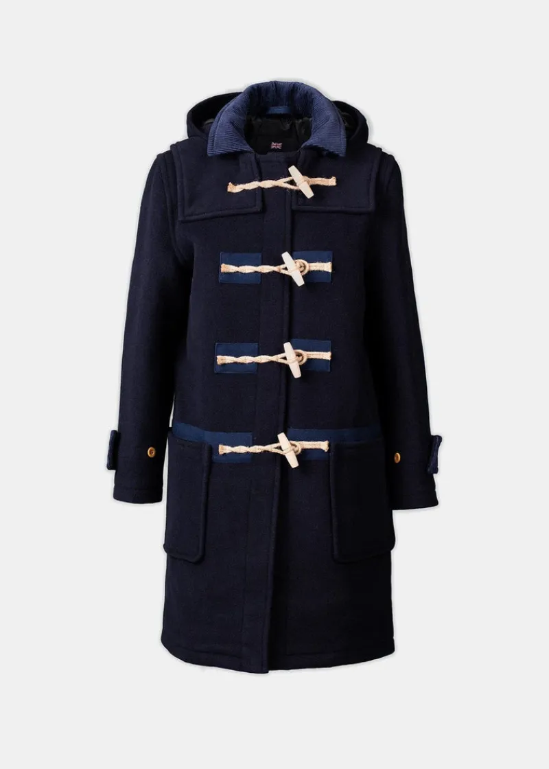 Best Gloverall Collared Alison Duffle Coat Navy