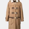 Outlet Gloverall Collared Alison Duffle Coat Camel