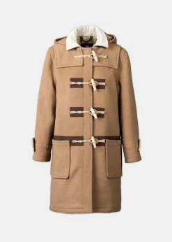 Outlet Gloverall Collared Alison Duffle Coat Camel