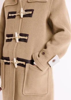 Outlet Gloverall Collared Alison Duffle Coat Camel