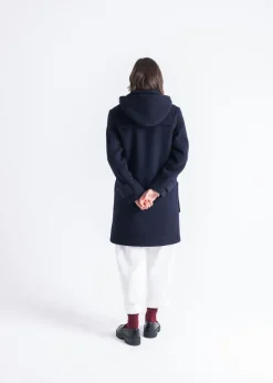 Best Gloverall Collared Alison Duffle Coat Navy
