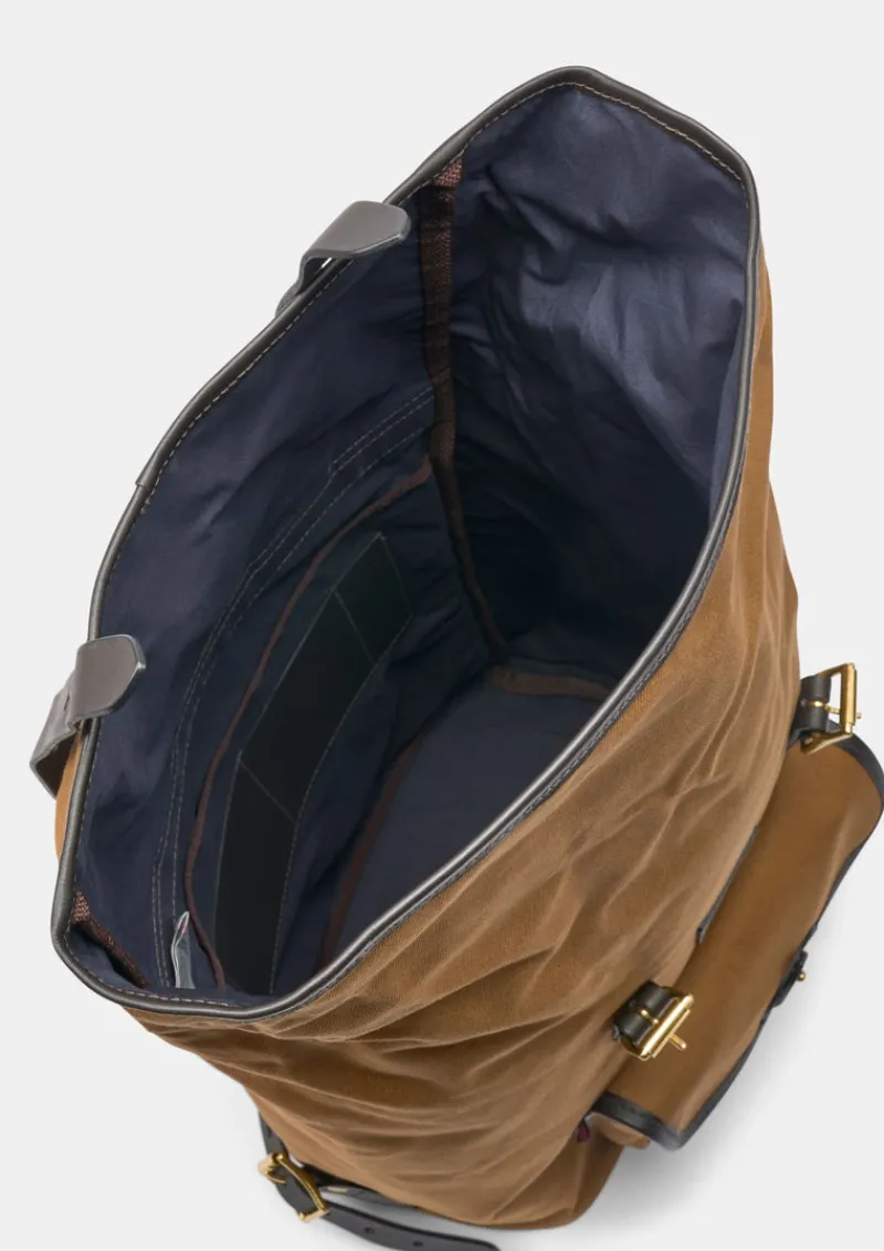 Clearance Gloverall Croots x Rolltop Backpack Tan