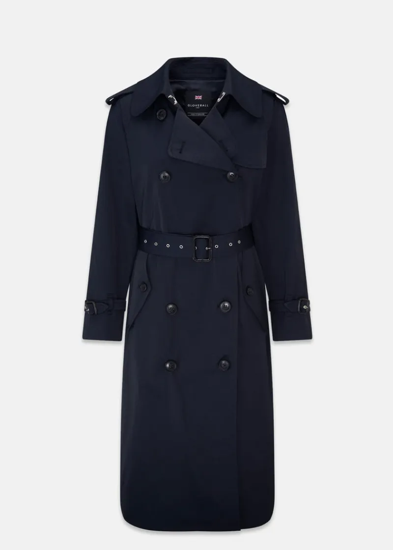 Sale Gloverall Darcy Trench Coat Navy