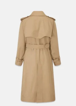 Outlet Gloverall Darcy Trench Coat Stone