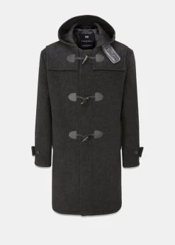 Hot Gloverall Drake Duffle Coat Charcoal