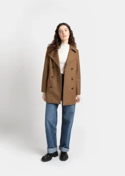 Best Gloverall Ellen Peacoat Camel
