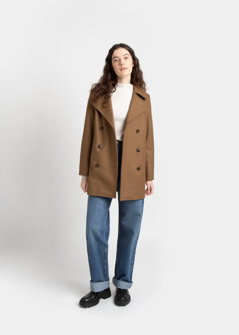Best Gloverall Ellen Peacoat Camel