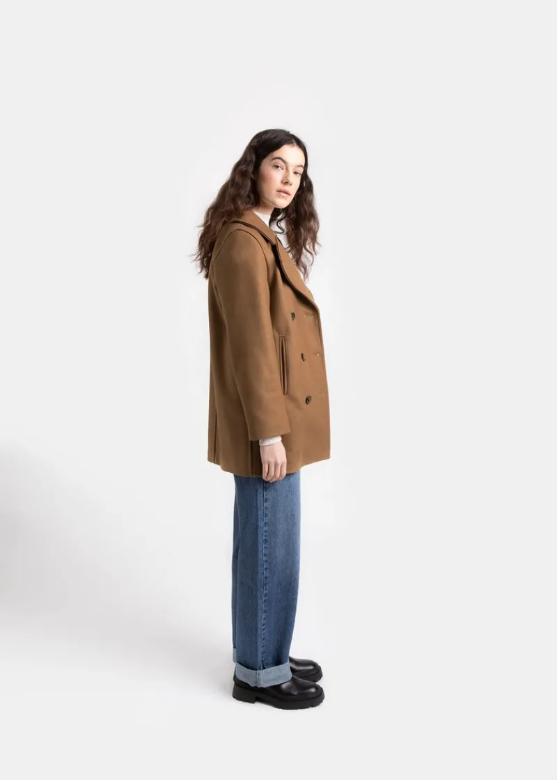 Best Gloverall Ellen Peacoat Camel