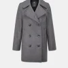 Clearance Gloverall Ellen Peacoat Grey