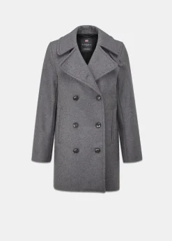 Clearance Gloverall Ellen Peacoat Grey