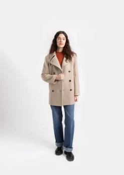 New Gloverall Ellen Peacoat Mink