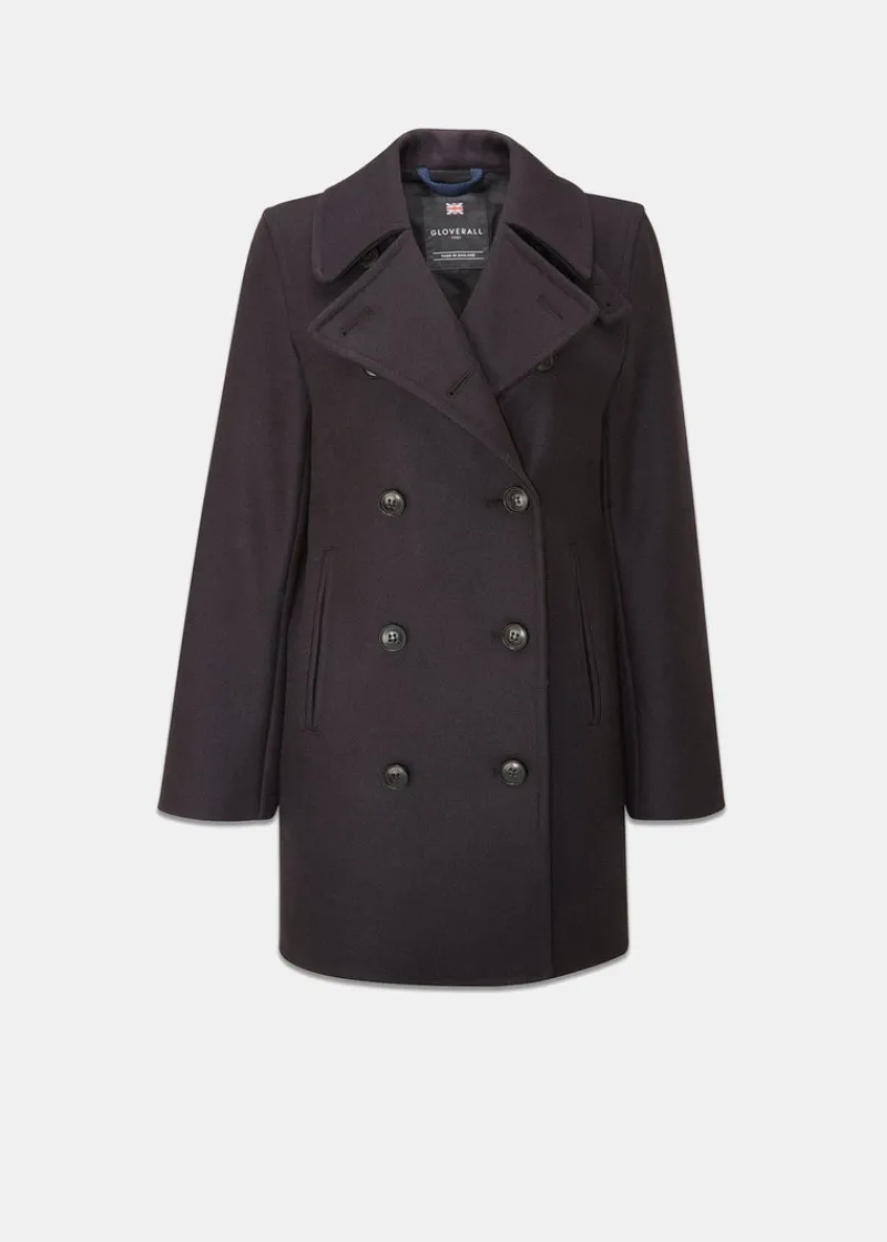 Discount Gloverall Ellen Peacoat Navy