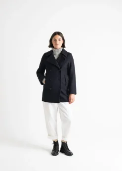 Discount Gloverall Ellen Peacoat Navy