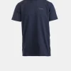 Best Gloverall Embroidered Organic Cotton T-Shirt Navy