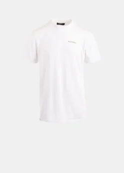 Sale Gloverall Embroidered Organic Cotton T-Shirt White