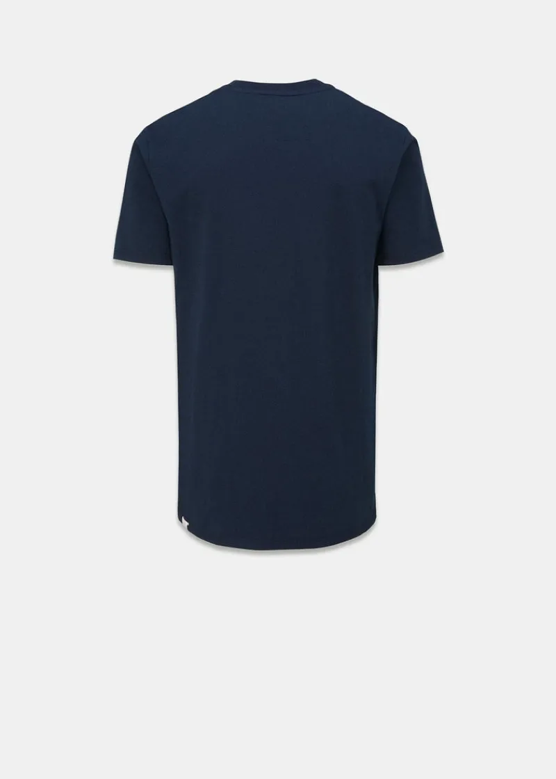 Best Gloverall Embroidered Organic Cotton T-Shirt Navy