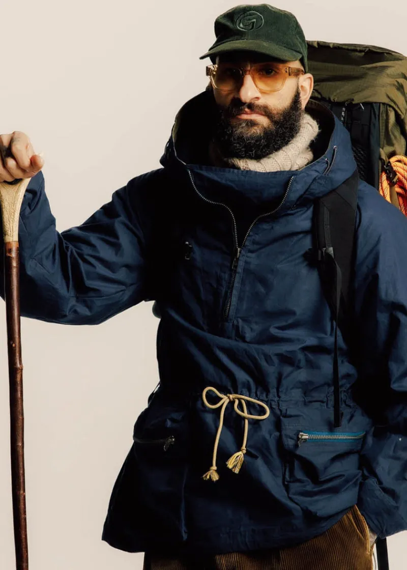 Clearance Gloverall Faraday Cagoule Jacket Navy