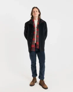 New Gloverall George Jacket Black Royal Stewart