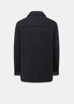Fashion Gloverall George Jacket Navy Black Watch