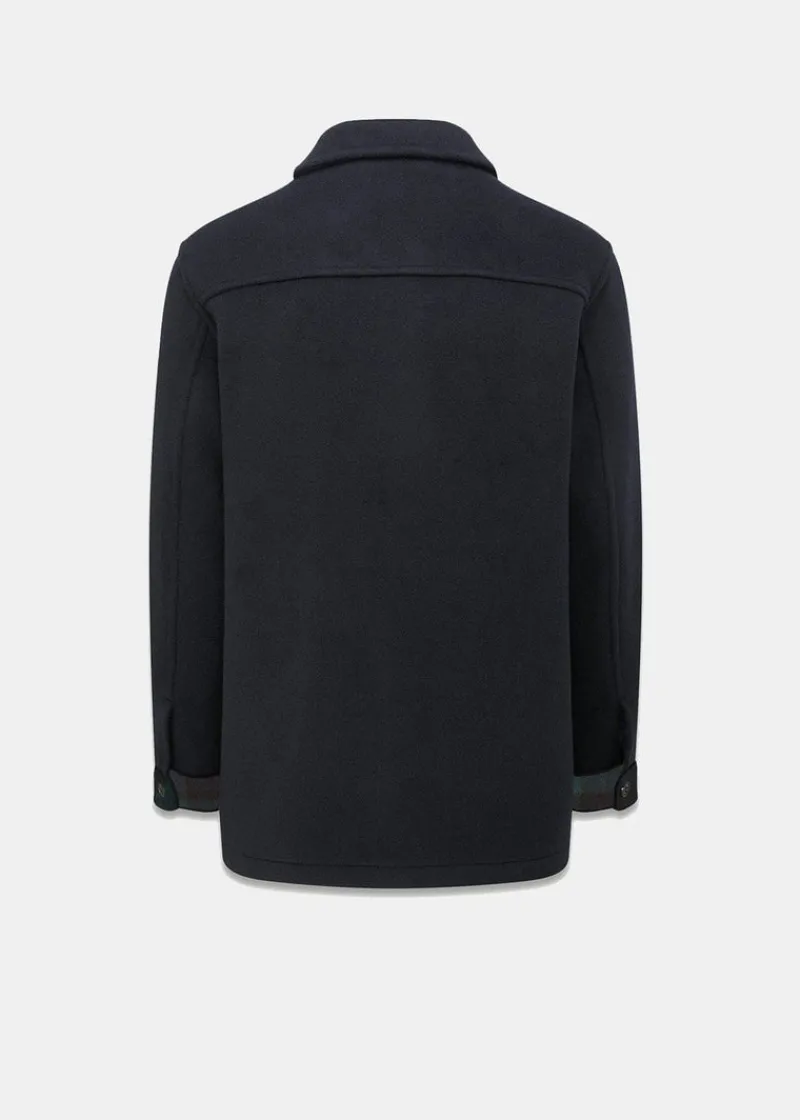 Fashion Gloverall George Jacket Navy Black Watch