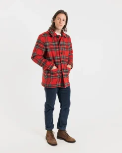 Best Gloverall George Jacket Royal Stewart Black