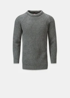 Discount Gloverall Gerippter Fischerpullover für Herren