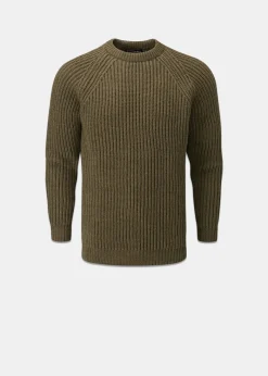 Hot Gloverall Gerippter Fischerpullover für Herren