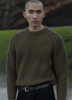 Hot Gloverall Gerippter Fischerpullover für Herren