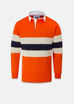 Online Gloverall X AWMS Rugby Shirt Orange