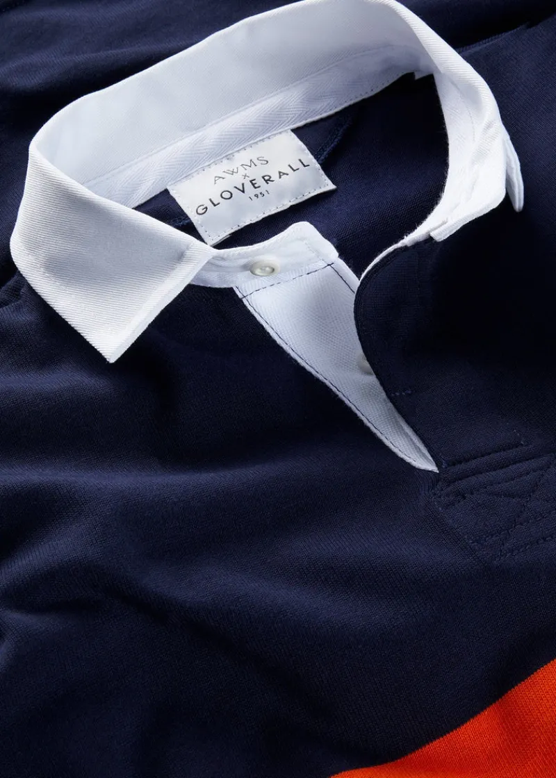 Discount Gloverall X AWMS Rugby Shirt Navy