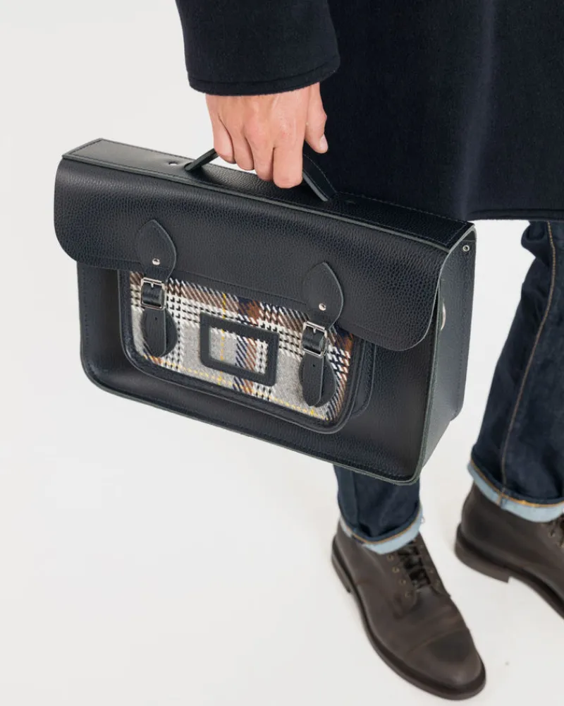 Online Gloverall X Cambridge Satchel 15 Inch Batchel Navy