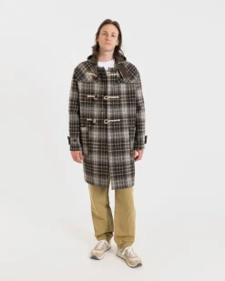Clearance Gloverall x De Bonne Facture Original Monty Duffle Coat Check