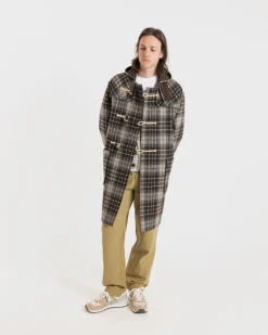 Clearance Gloverall x De Bonne Facture Original Monty Duffle Coat Check