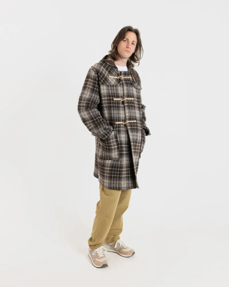 Clearance Gloverall x De Bonne Facture Original Monty Duffle Coat Check